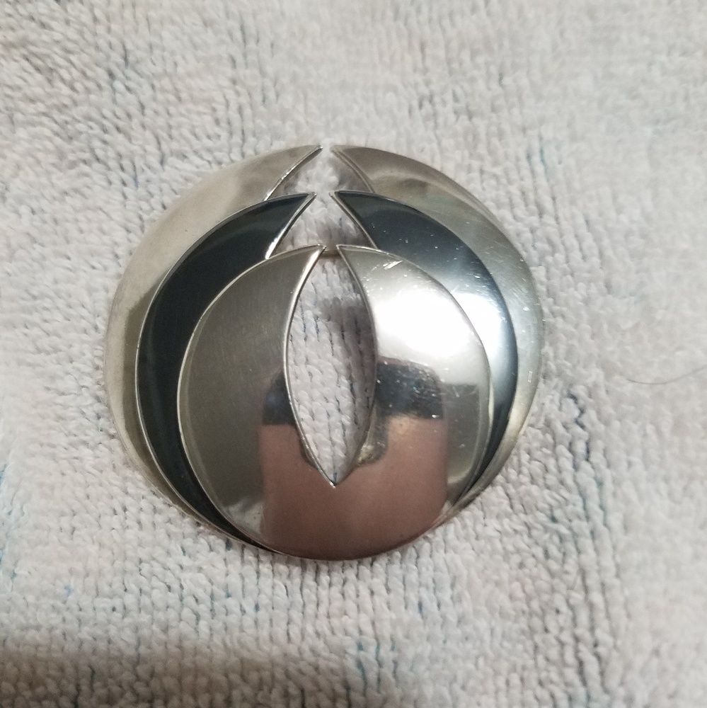 Taxco Rare Sterling Silver Maricela Brooch Vtg.